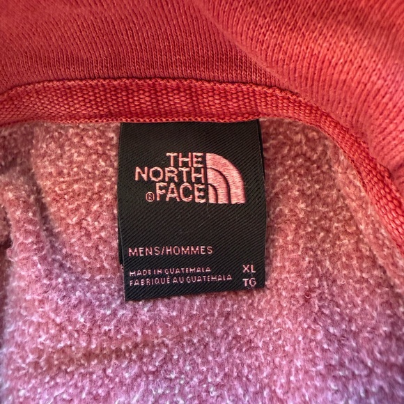 The North Face Garment Dyed Red Fleece Hoodie - Picture 3 of 8